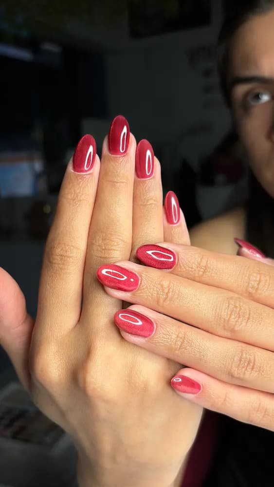 Blush Gel Overlay with Cuticle Prep