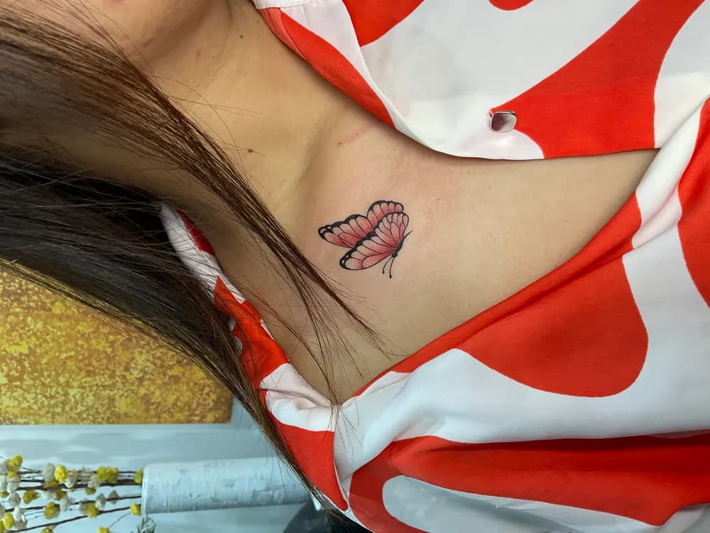 Geometric Crescent Moon Symbol Ink