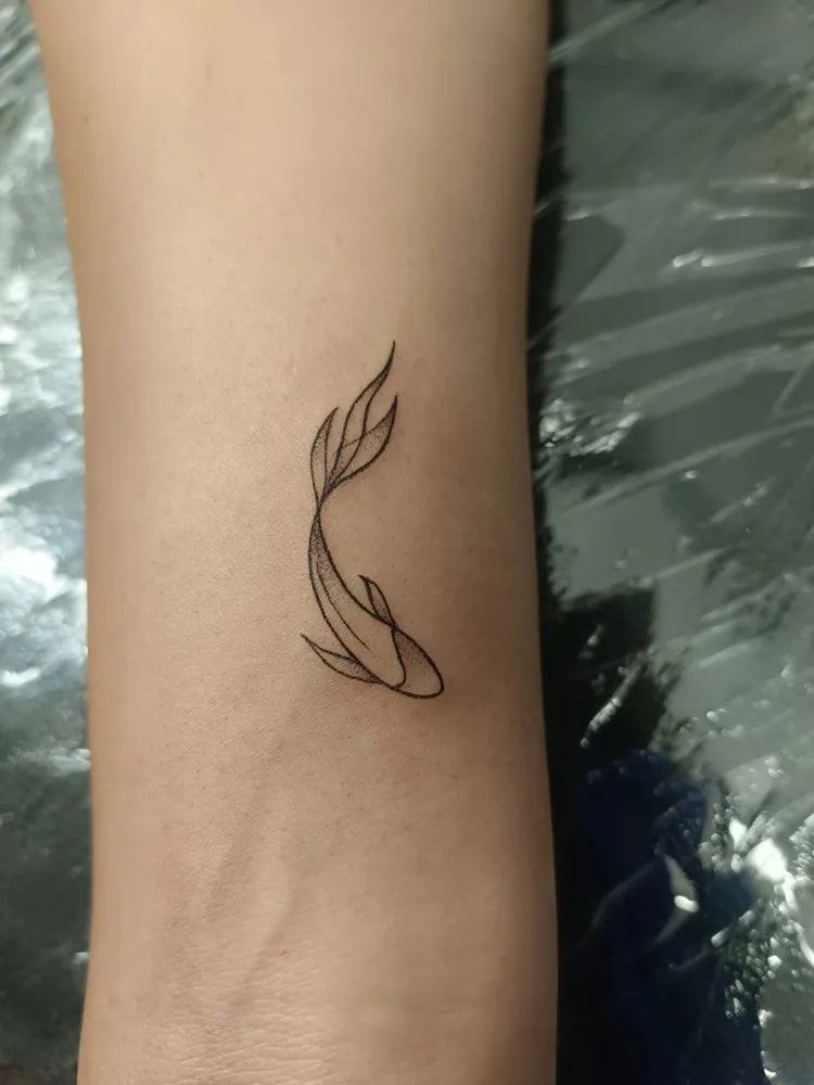 Custom Roman Numerals Date Tattoo